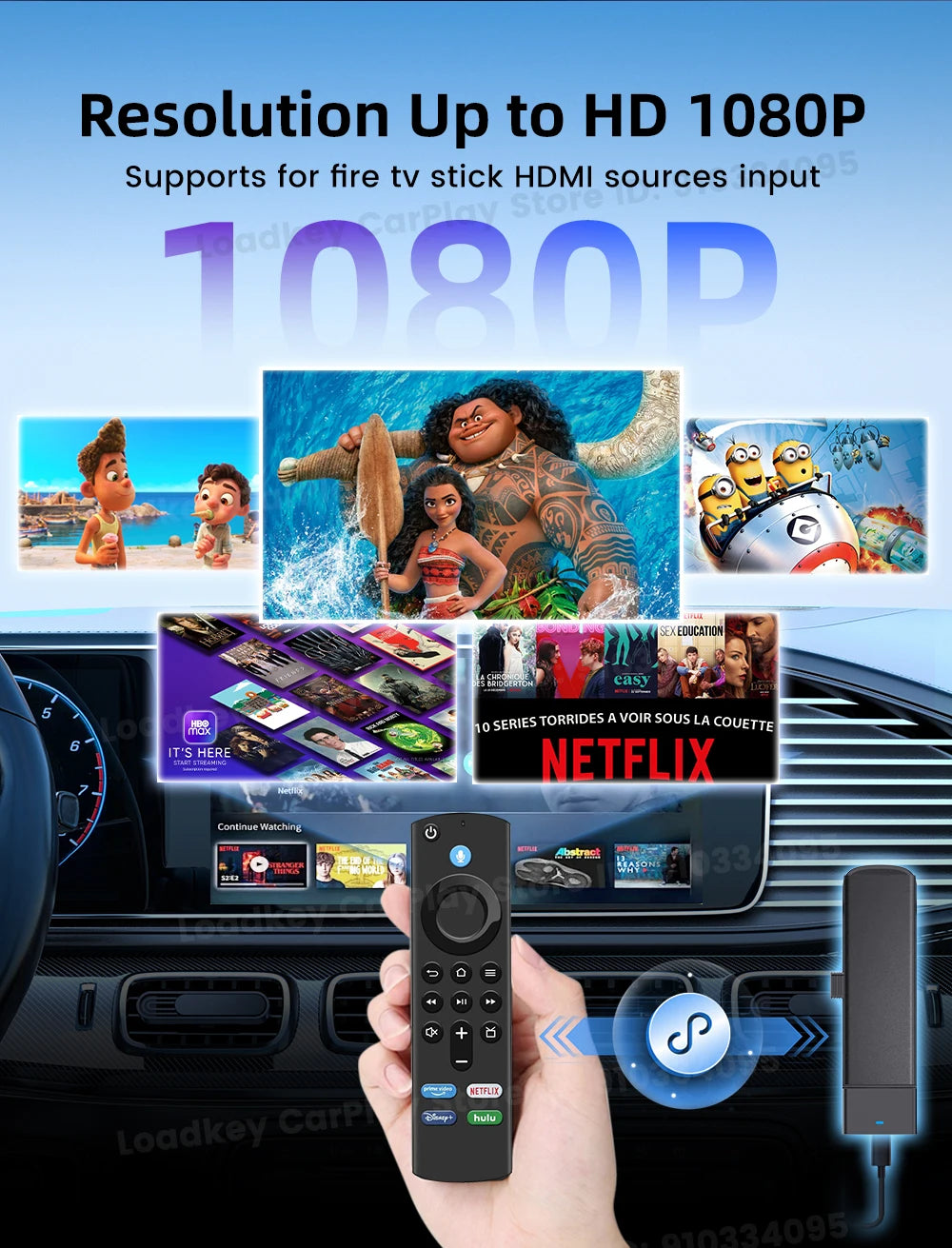 2025 New CarlinKit FireDrive Link For Amazon Fire TV Stick