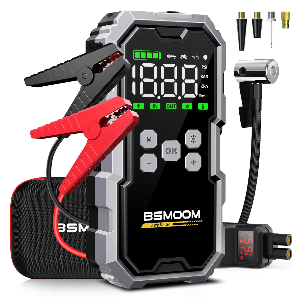 150PSI Air Pump Car Battery Emergency Boosters 7000A
