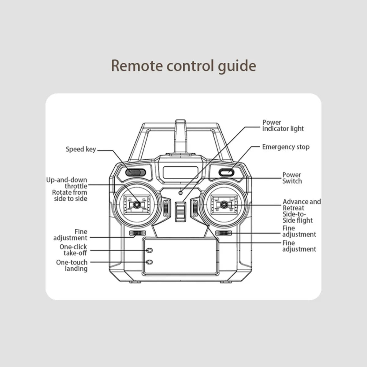 RC Fixed Height Single Blade Flybarless Helicopter