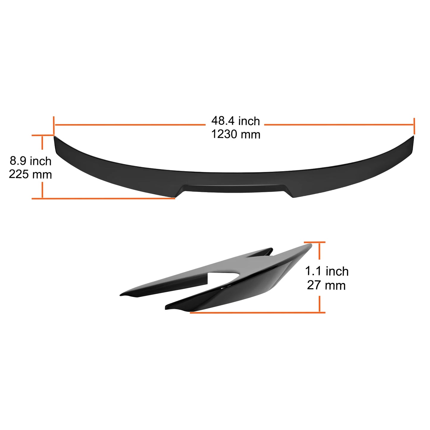 GT Wing Car Spoiler Compatible with 2018-2023 Camry