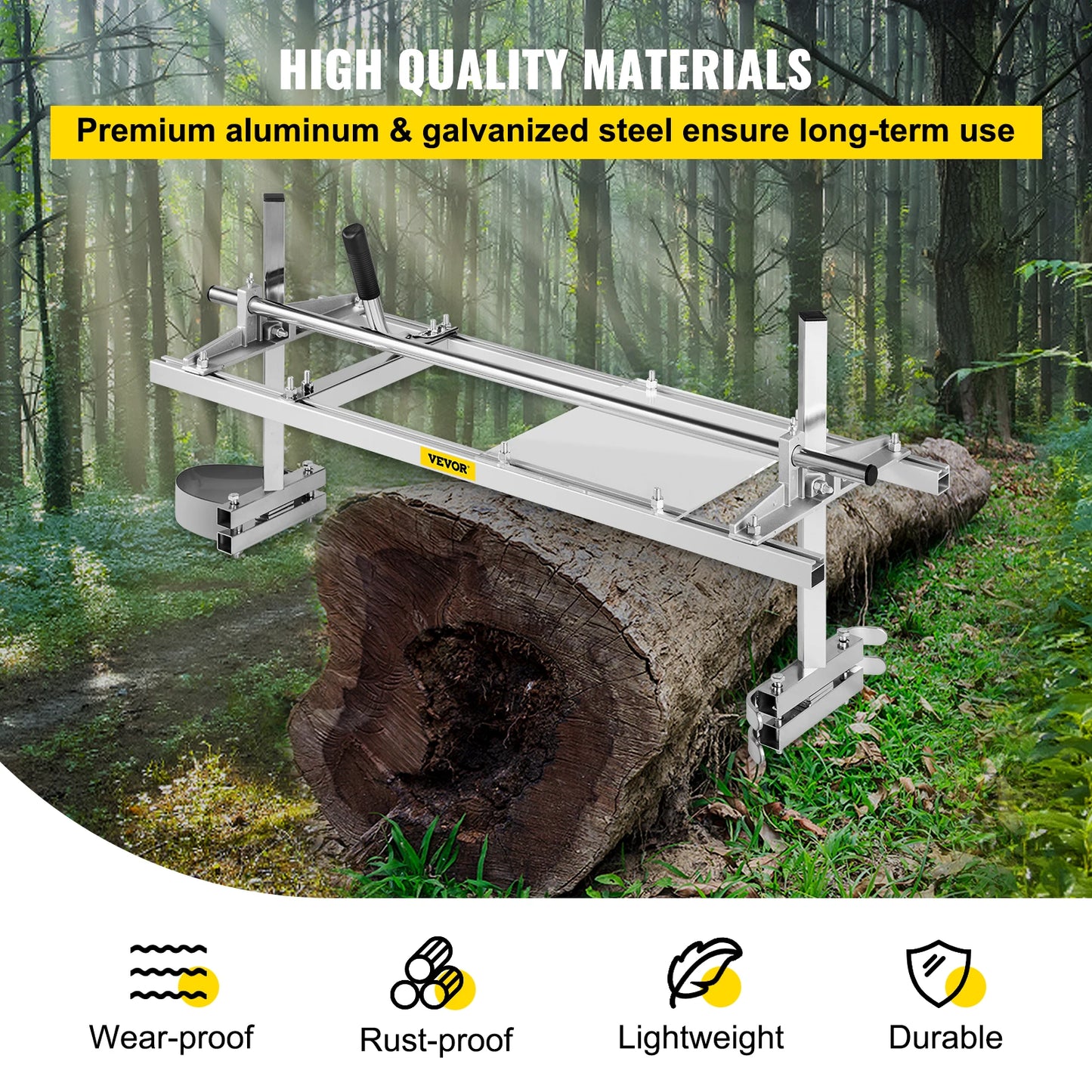 SucceBuy Chainsaw Mill Planking Milling 24 36 48 In Guide Ba