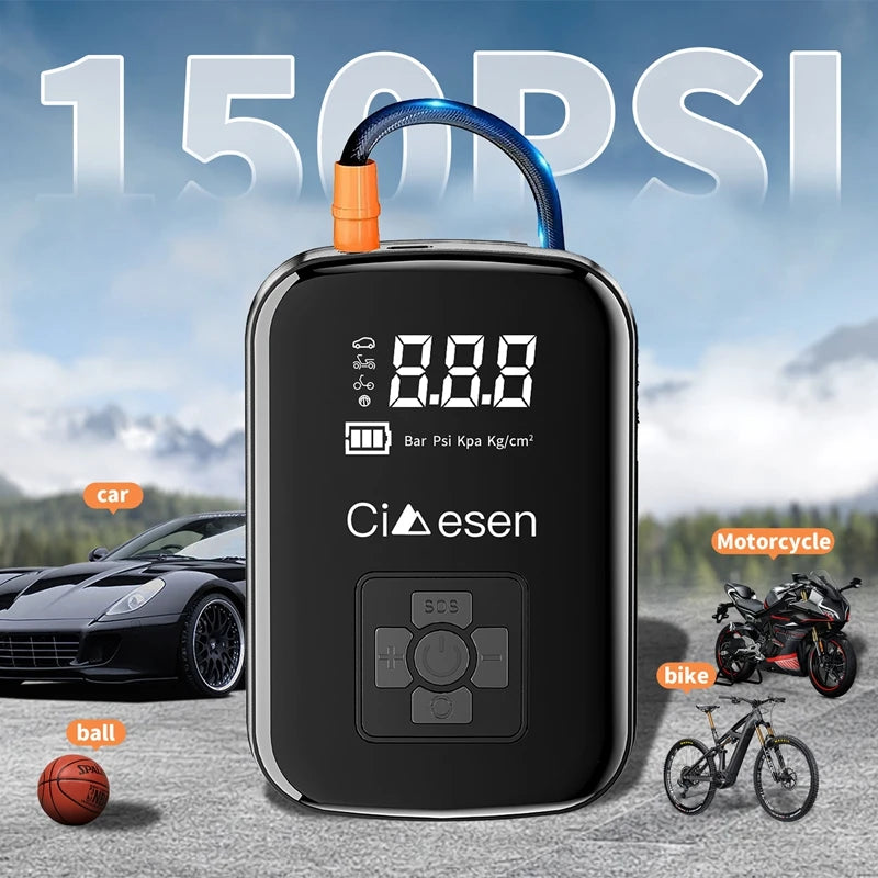 Car Wireless Air Pump 150PSI Portable Electric Tire I