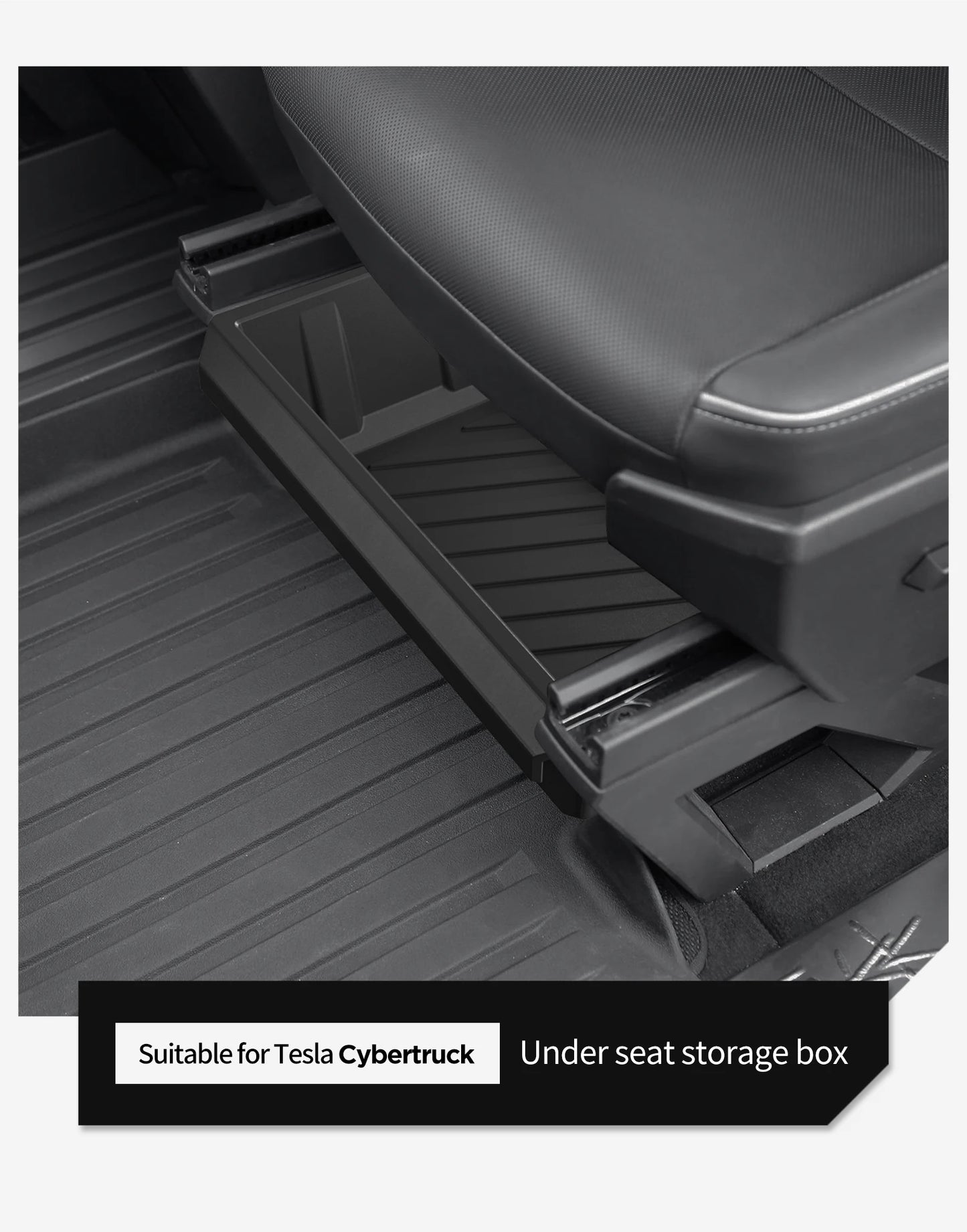 for Tesla Cybertruck Under Seat Storage Box