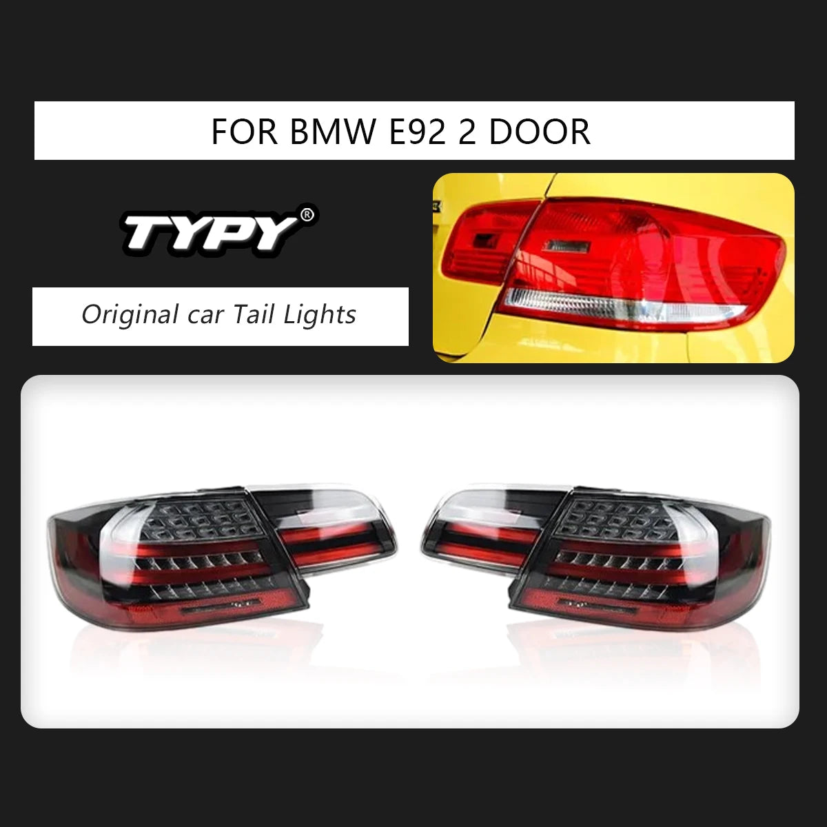2006-2013 BMW M3 E92 Tail Light 330i 335i Lights LED