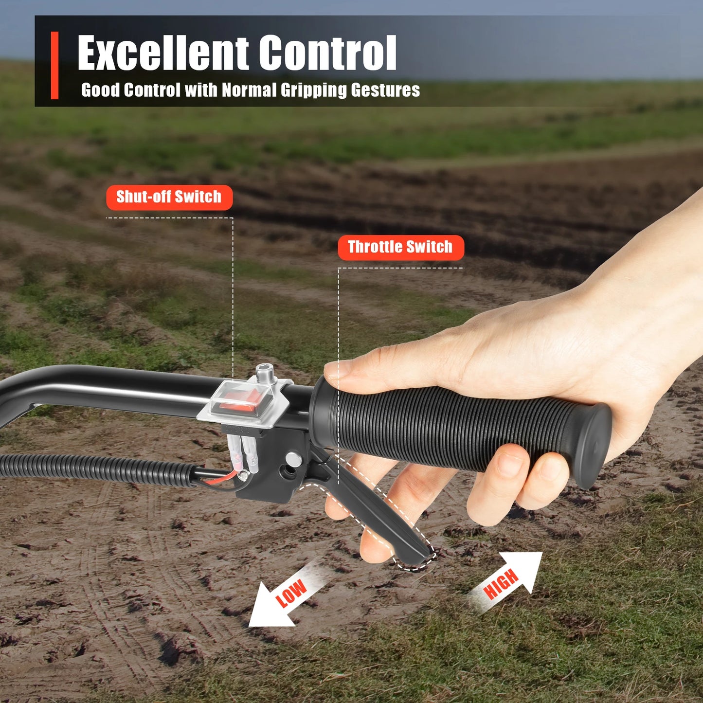 52CC Gasoline Tiller Cultivator