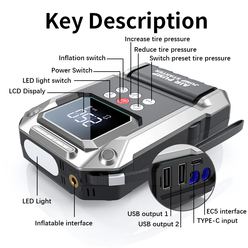 Car Jump Starter 4000A/7000A
