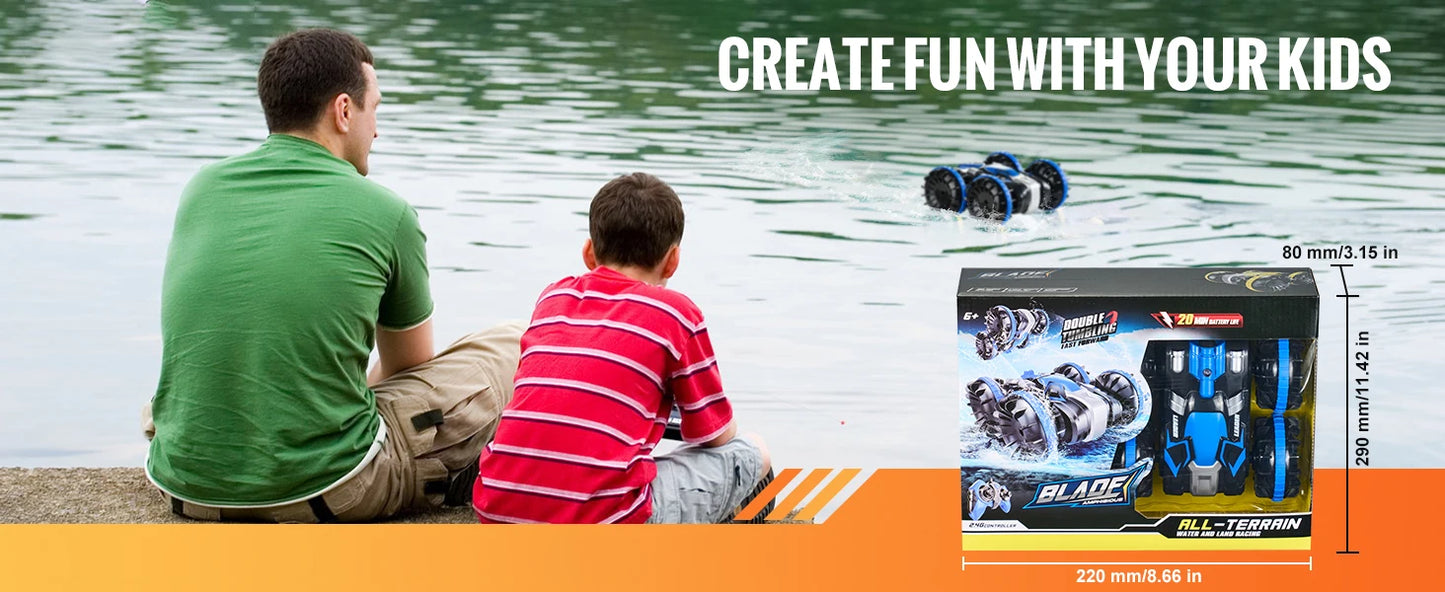 Amphibious RC Car Boat Electric Remote Control