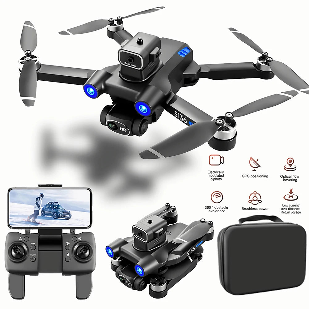 DUAL Camera Aerial Photography RC Drone