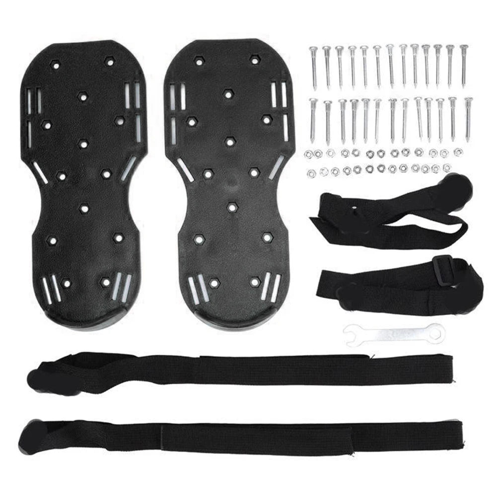 2pcs Universal Lawn Aerator Shoes with Adjustable Strap