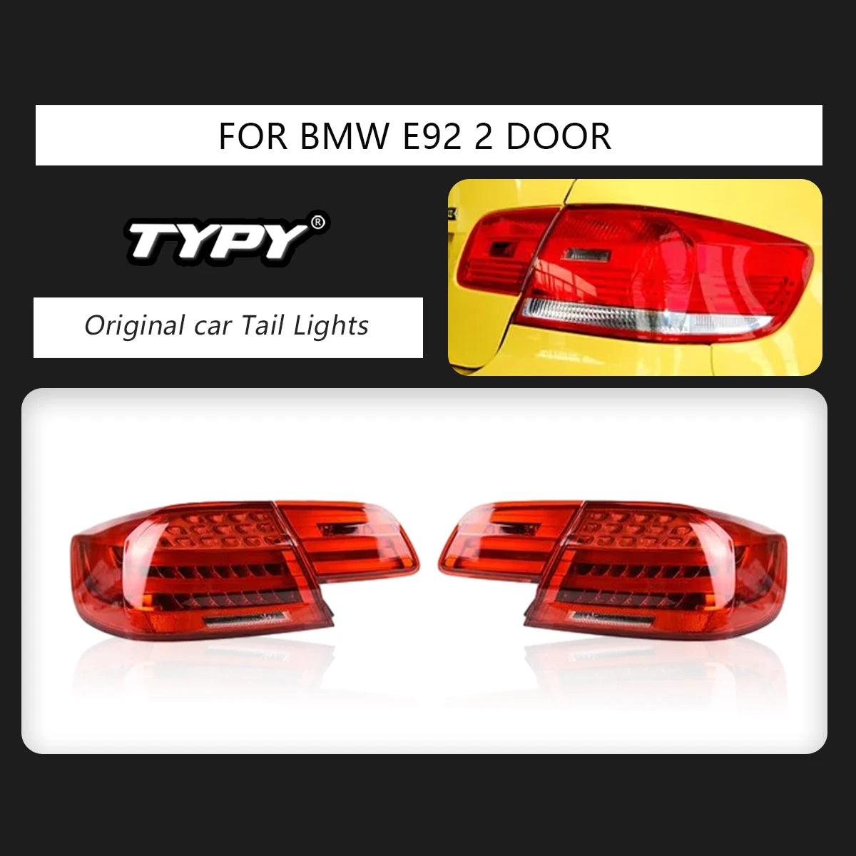2006-2013 BMW M3 E92 Tail Light 330i 335i Lights LED
