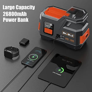 26800mAh Car Jump Starter Power Bank Portable