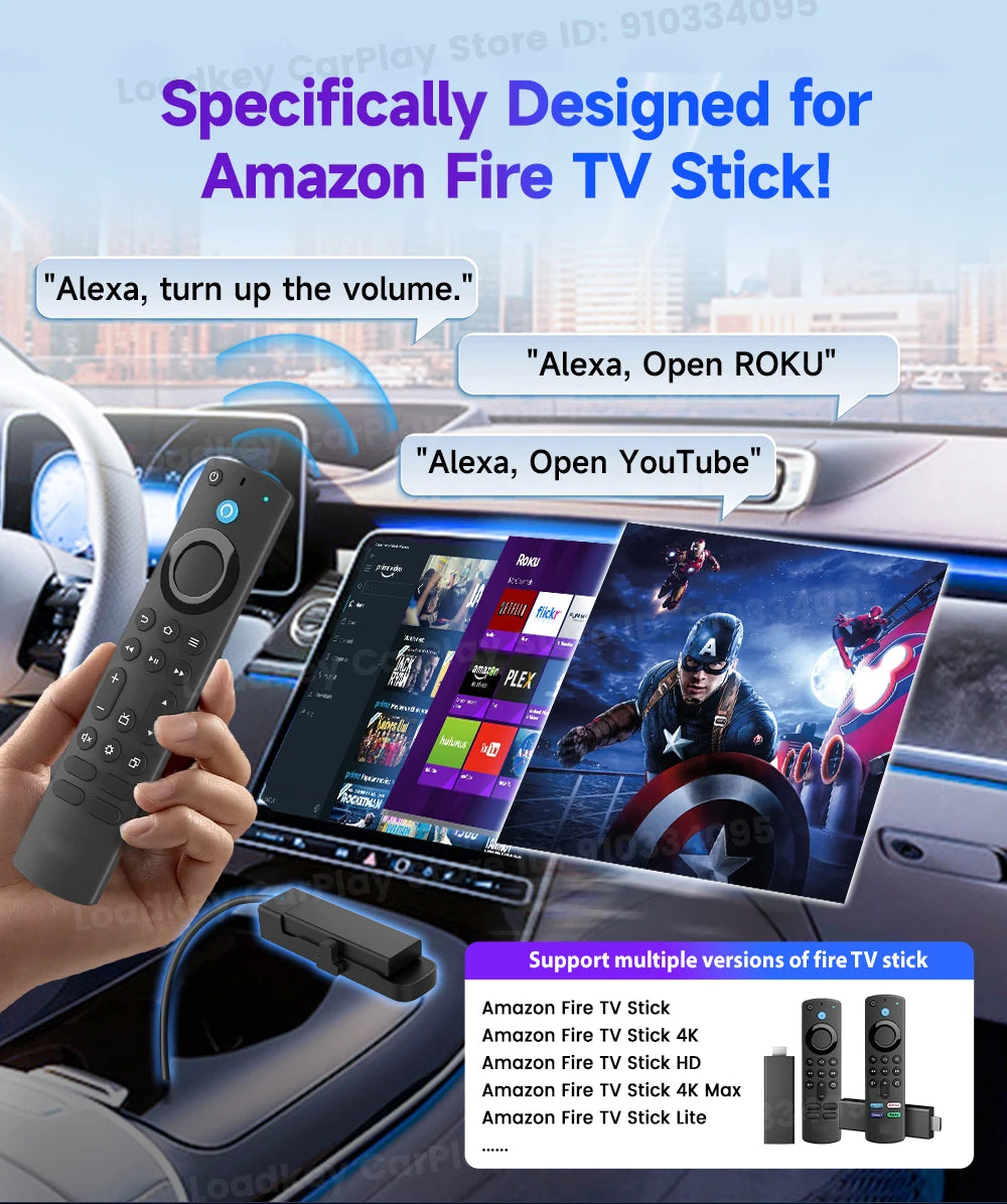 2025 New CarlinKit FireDrive Link For Amazon Fire TV Stick