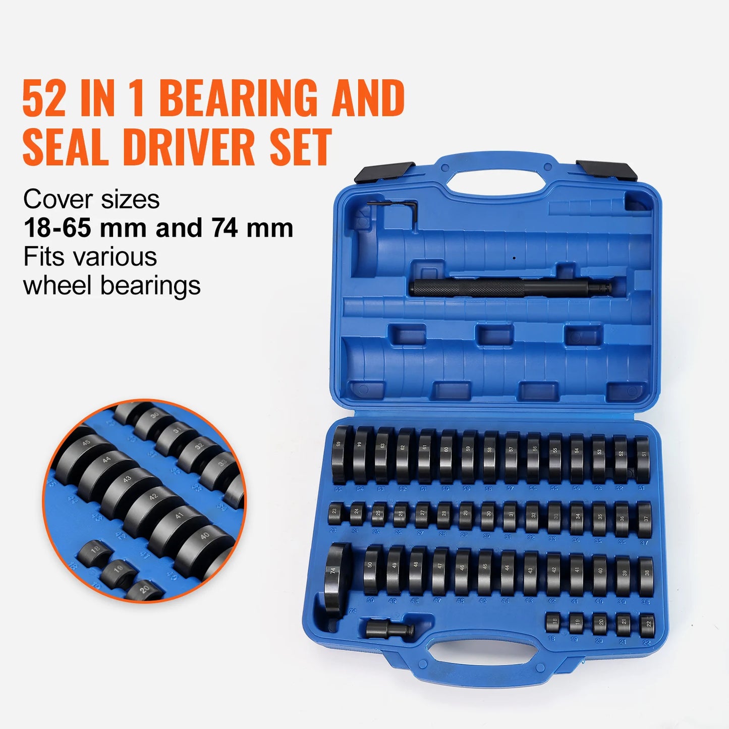 SucceBuy 52PCS Custom Bushing Bearing&Seal Driver Set