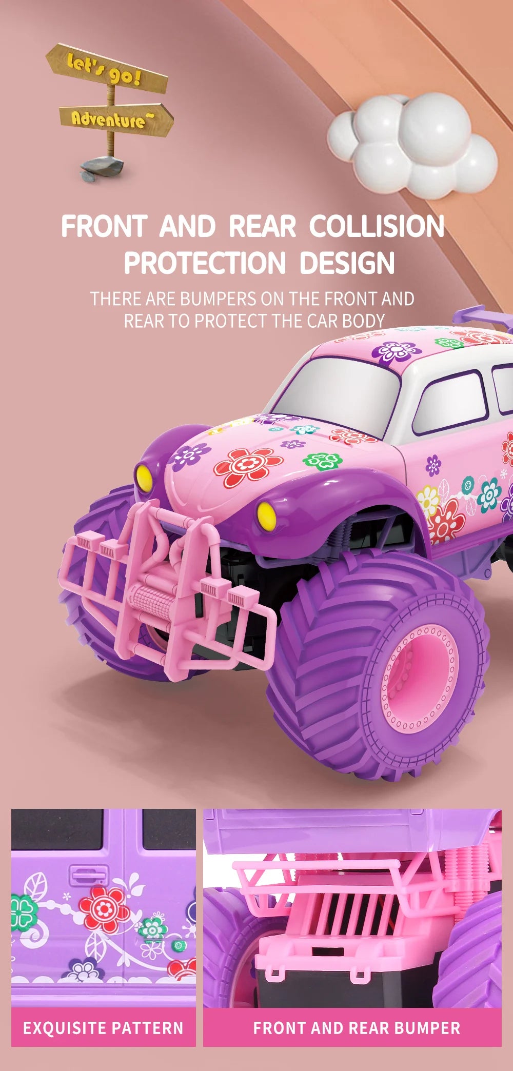 4WD 2.4G Remote Control RC Off-road Climbing Vehicle