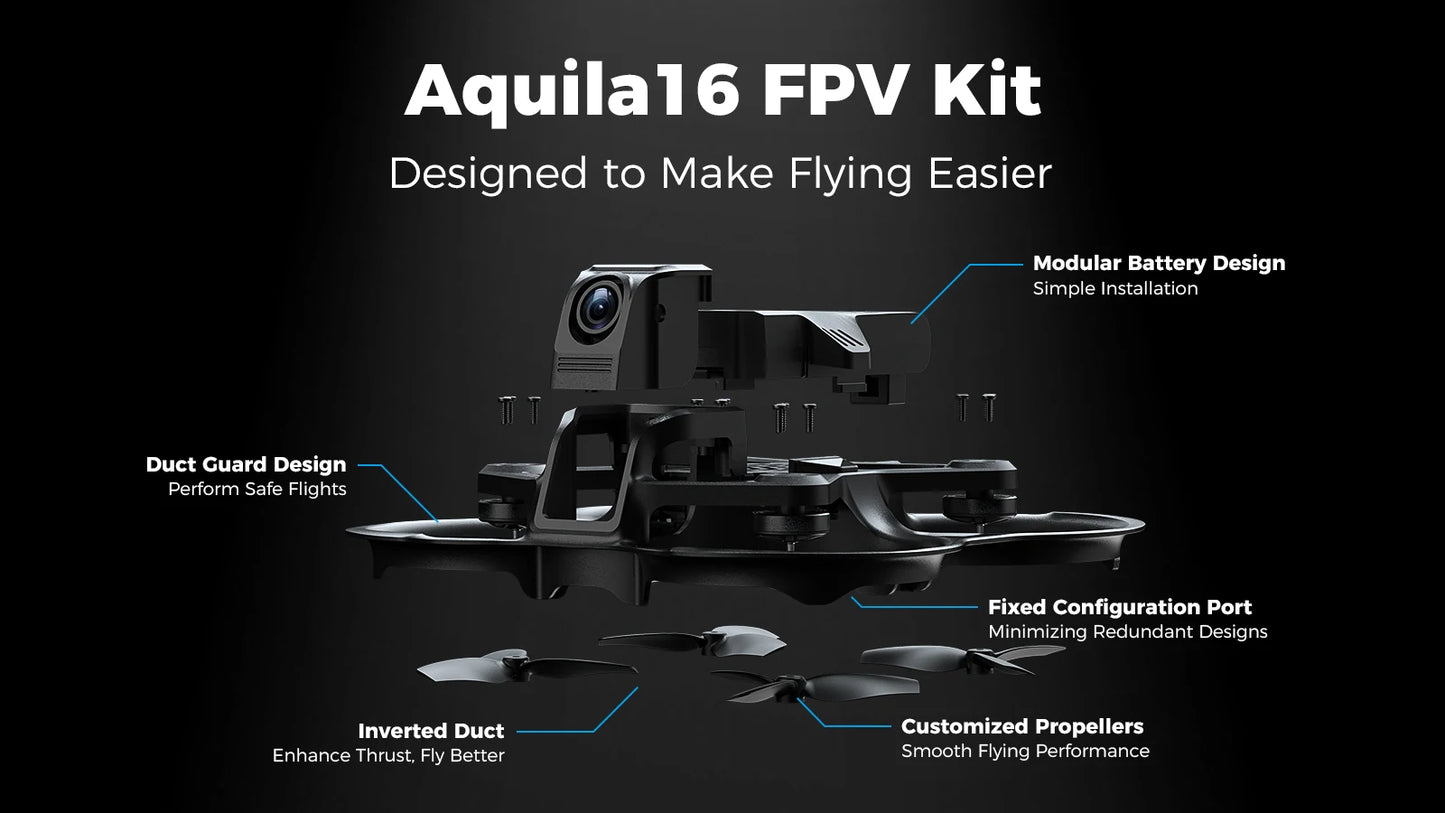 Kit Brushless Racing Drone Professional Quadcopter Indoo