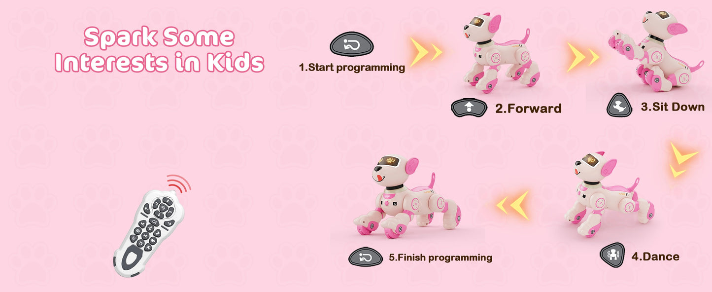 Robot Dog Toy for Kids Voice RC