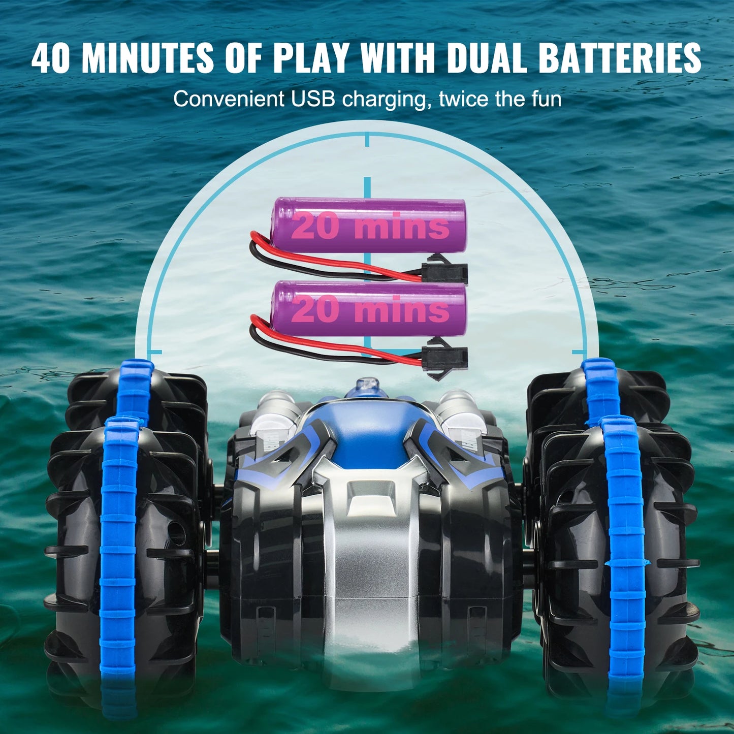 Amphibious RC Car Boat Electric Remote Control