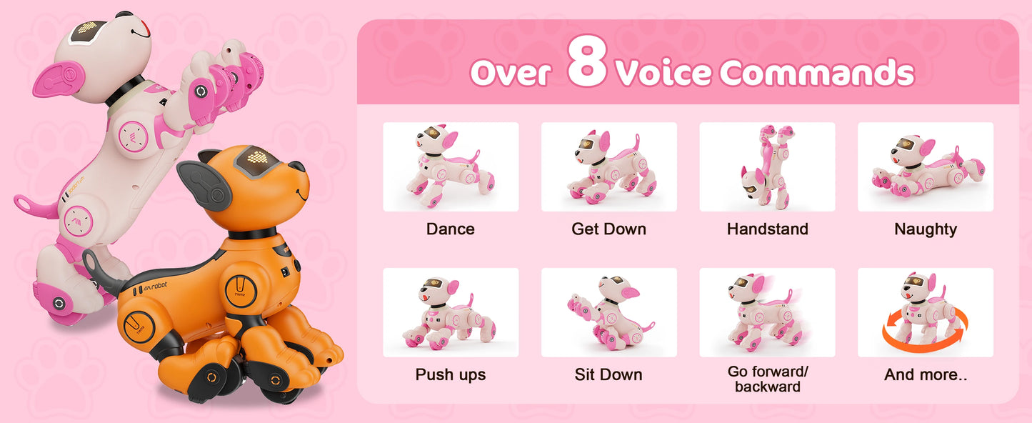 Robot Dog Toy for Kids Voice RC