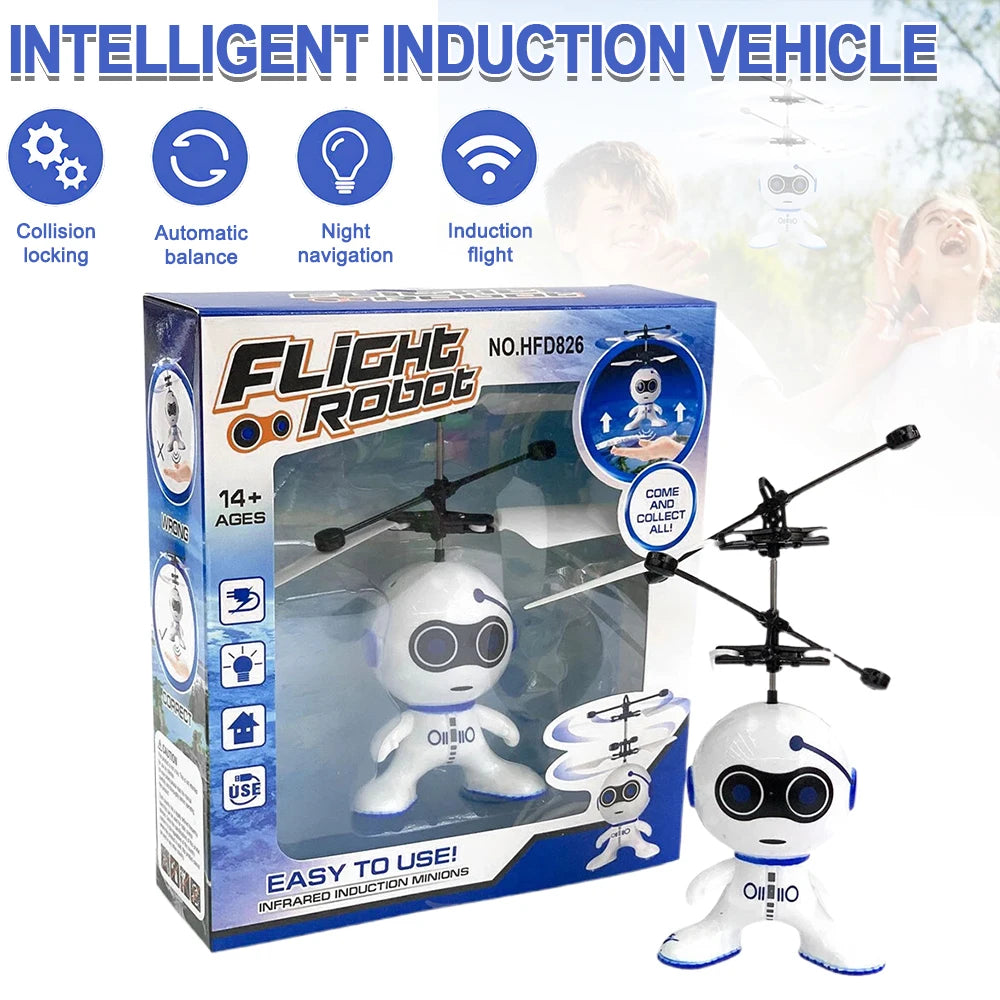 RC Airplane Infrared Induction USB Charging Plastic