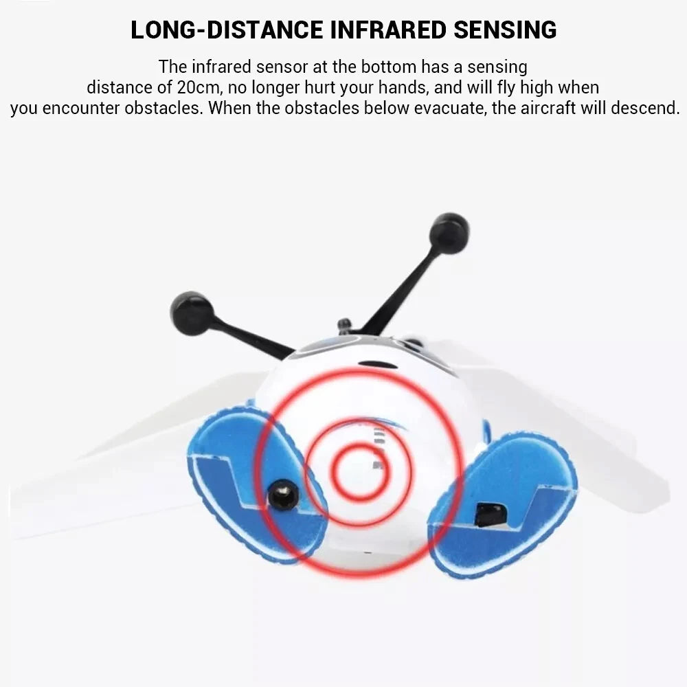 RC Airplane Infrared Induction USB Charging Plastic