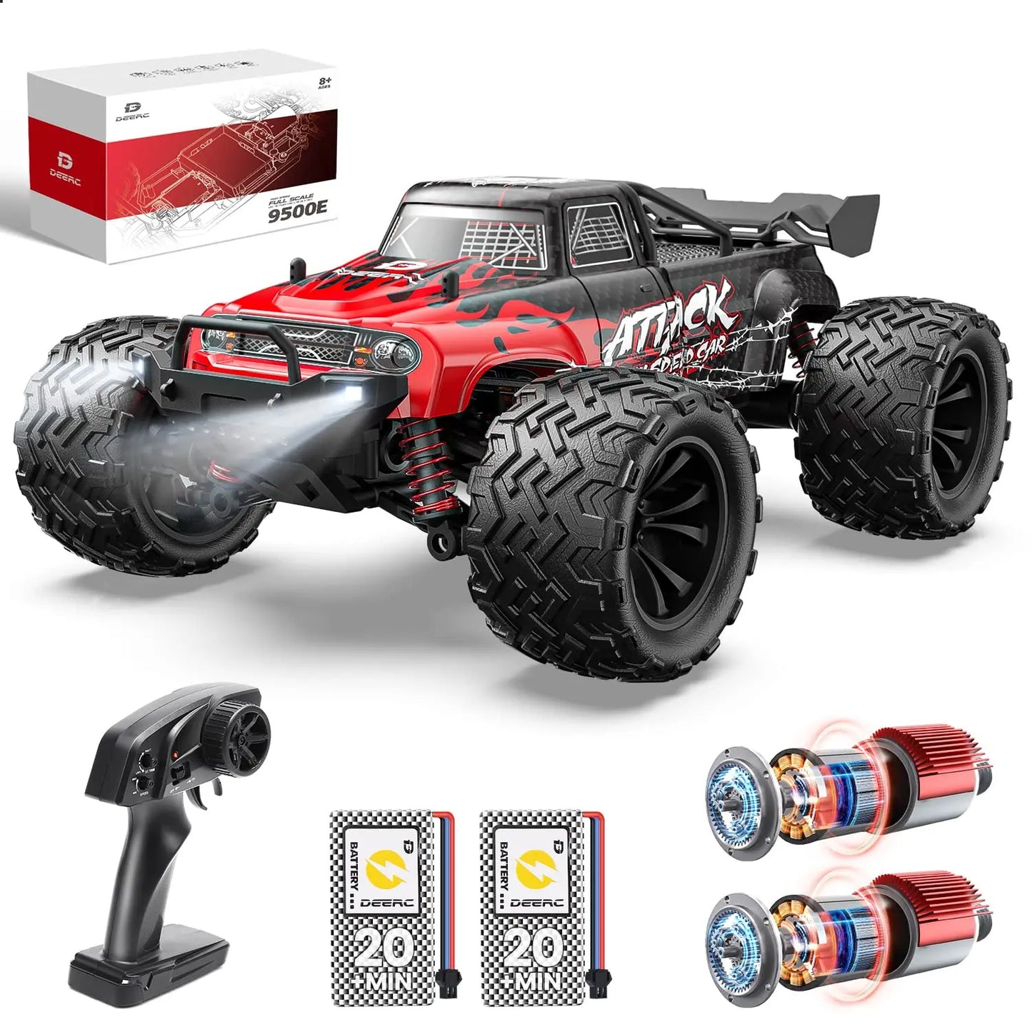 RC 4x4 Off-Road Monster, Kids/Adults.