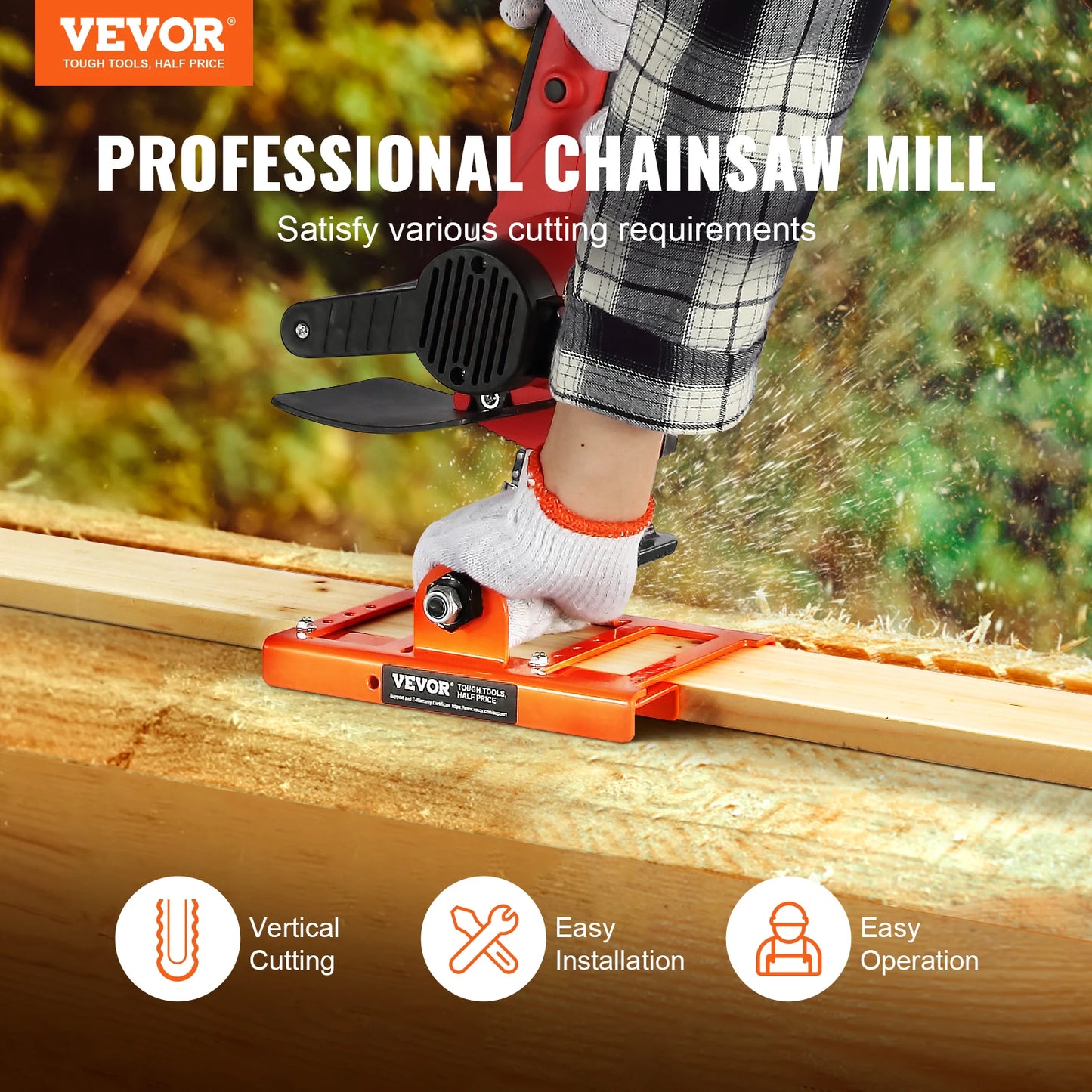 SucceBuy Chainsaw Mill Vertical Lumber Cutting Guide