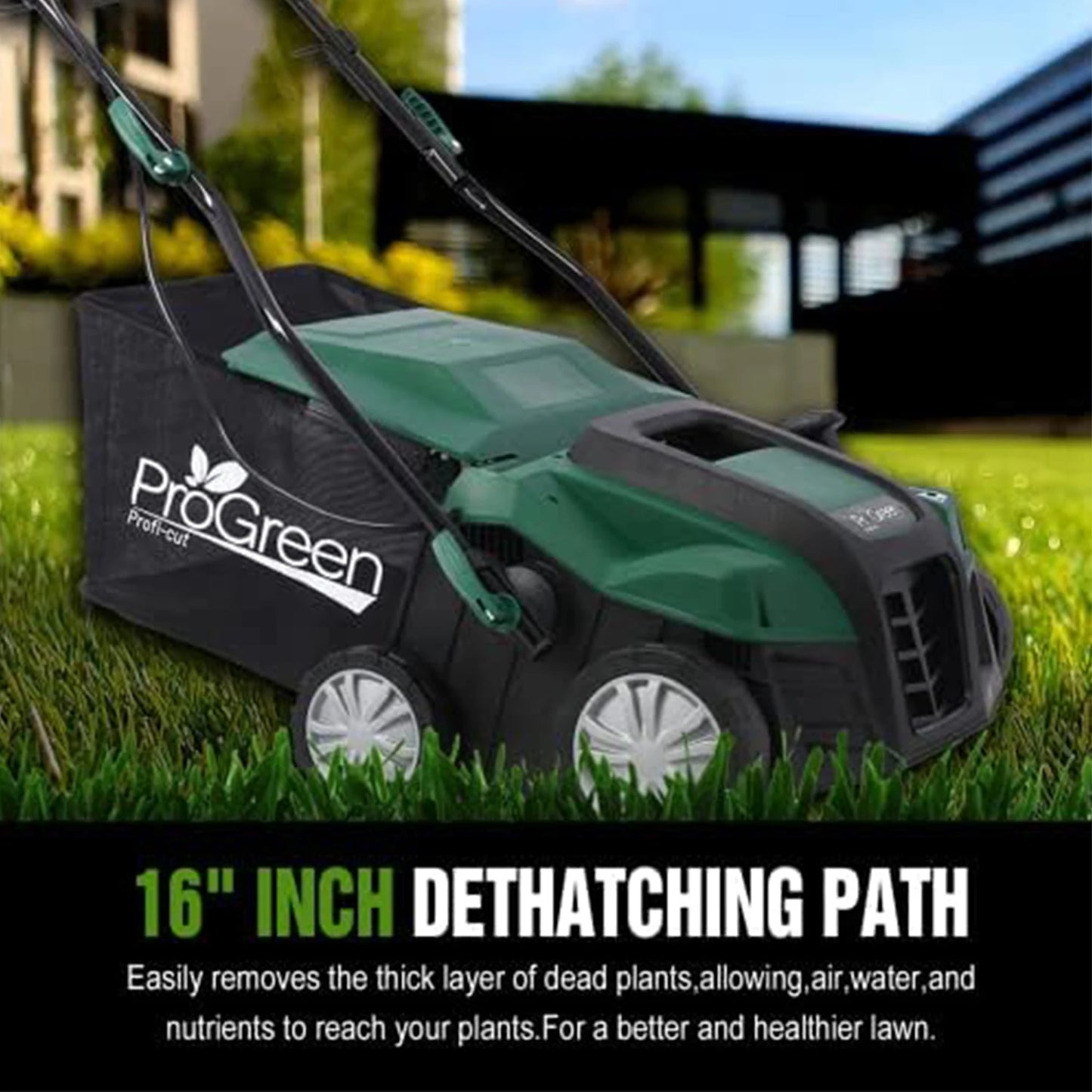 2-in-1 Electric Garden Scarifier & Dethatche