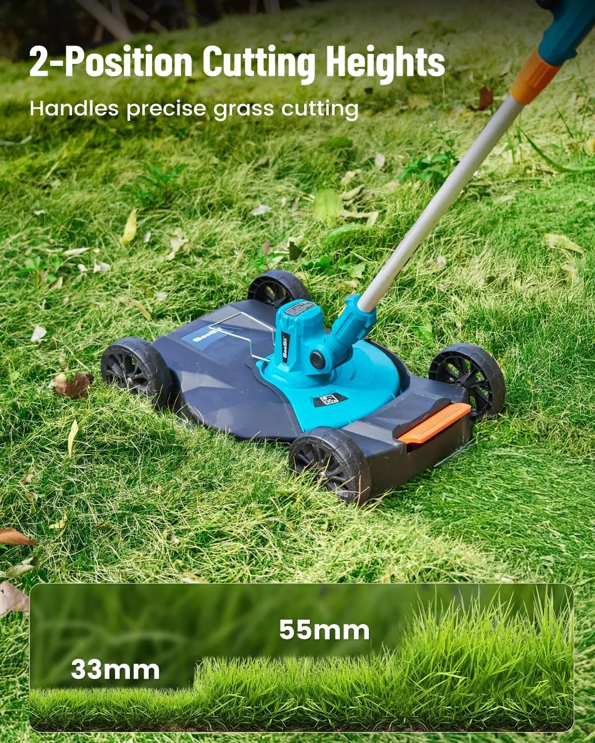 Seesii Electric String Trimmer Leaf Blower Combo