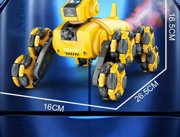 RC Robot Spray Dog Lights Music