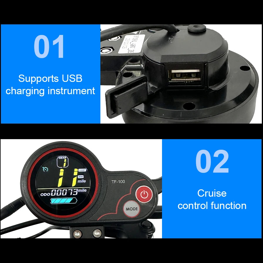 800W Powerful Electric Kick Scooter Anti-skid