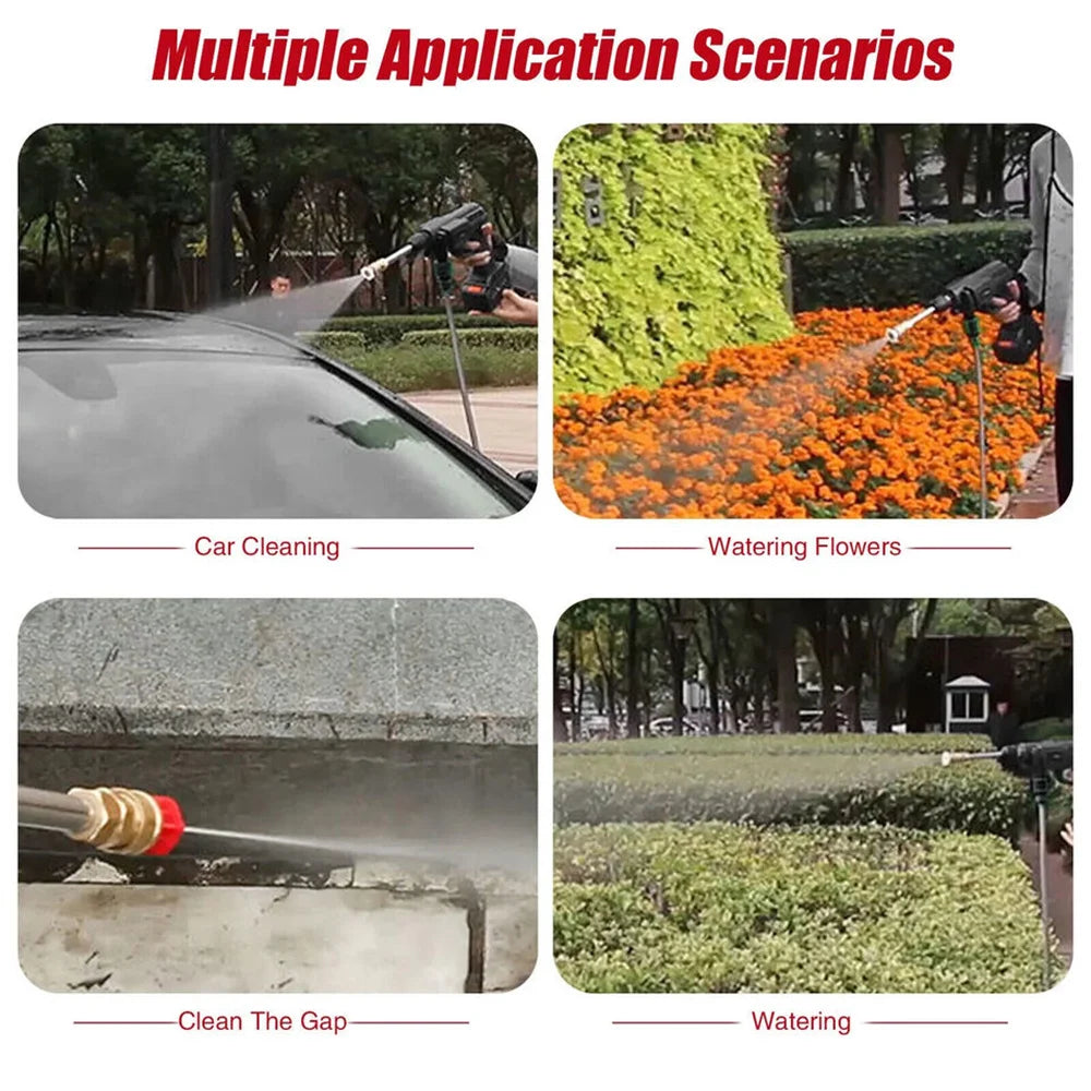 300W 30Bar Cordless High Pressure Car Washer Spray