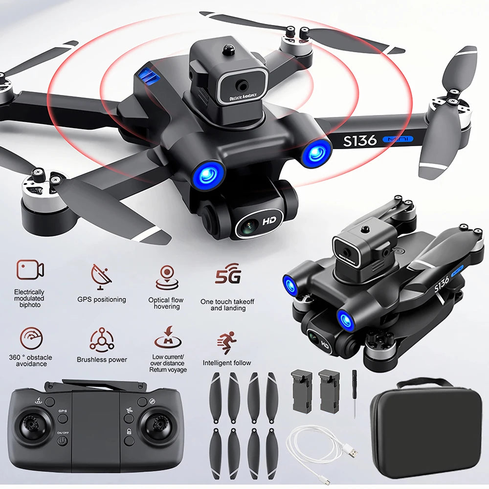 DUAL Camera Aerial Photography RC Drone