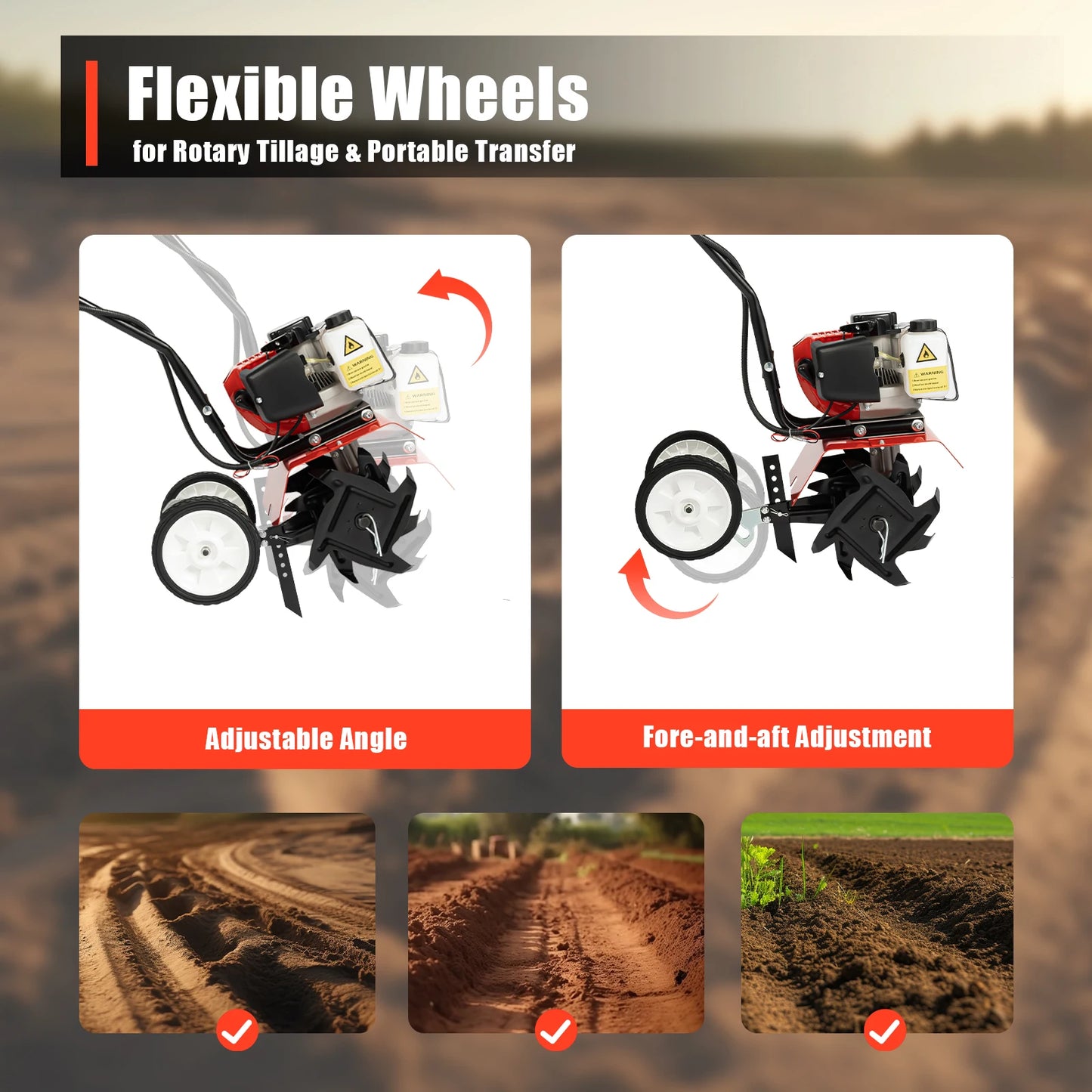 52CC Gasoline Tiller Cultivator