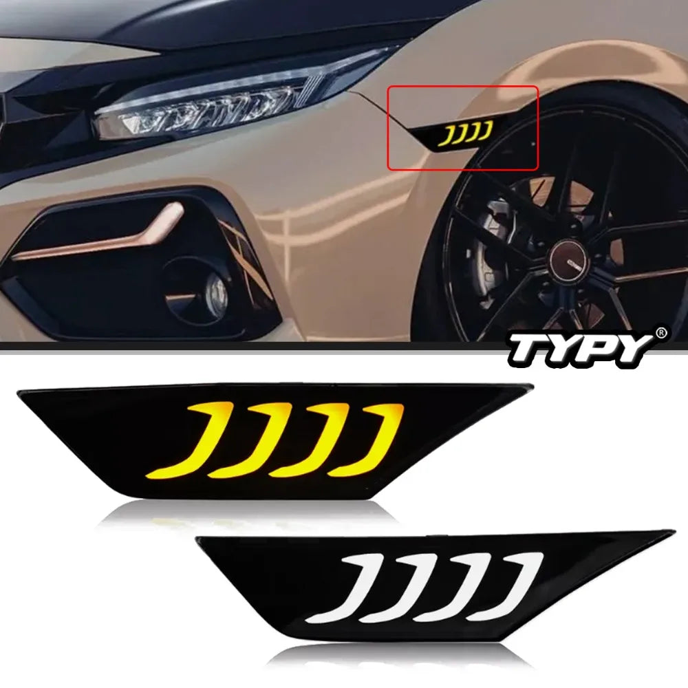 TYPY LED Side Marker Light For Honda Civic 2016-2021