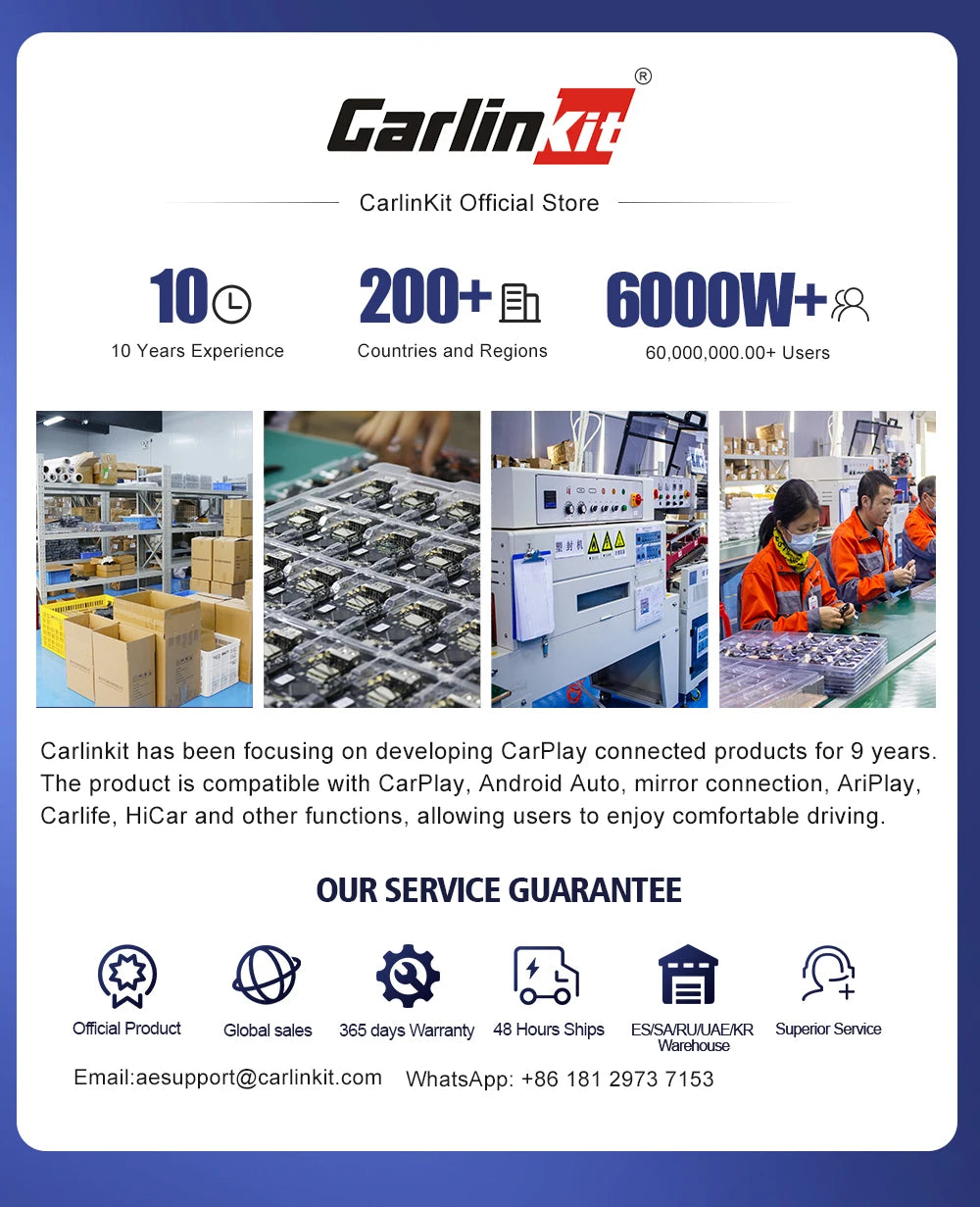 2025 CarlinKit 3 In 1 Android 13 Mini CarPlay Ai Box