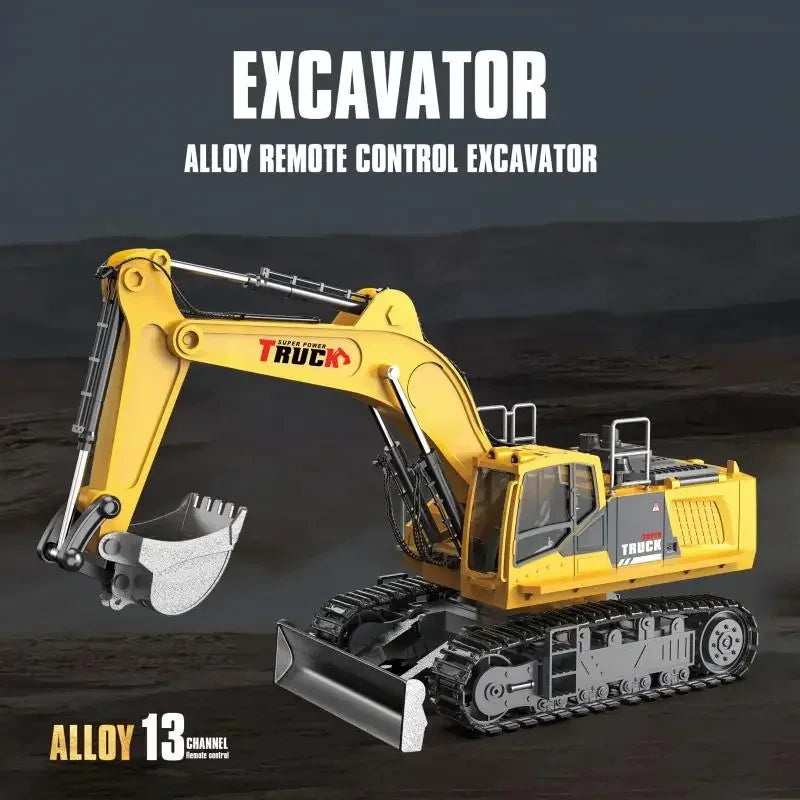 RC Spray Excavator Truck Simulation Sound Led