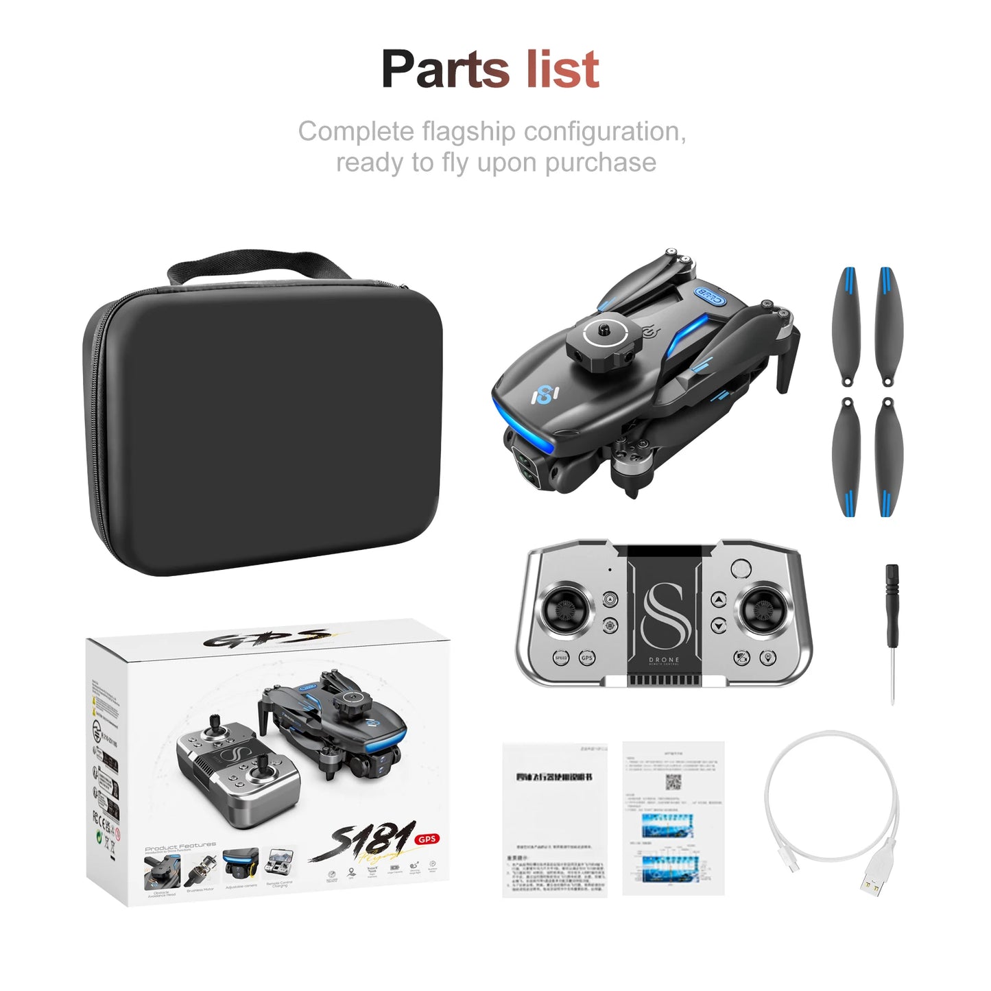 GPS Return Drone 5G Professional Photography