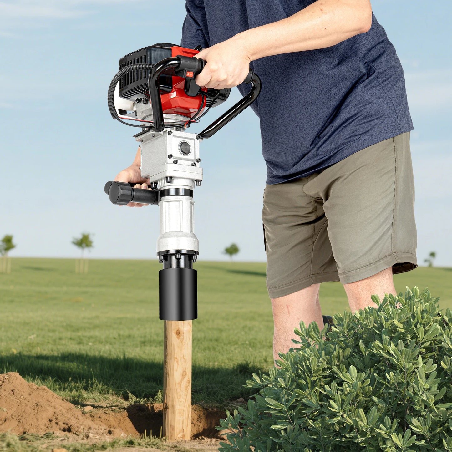 2 Stroke Post Driver for Garden Fencing