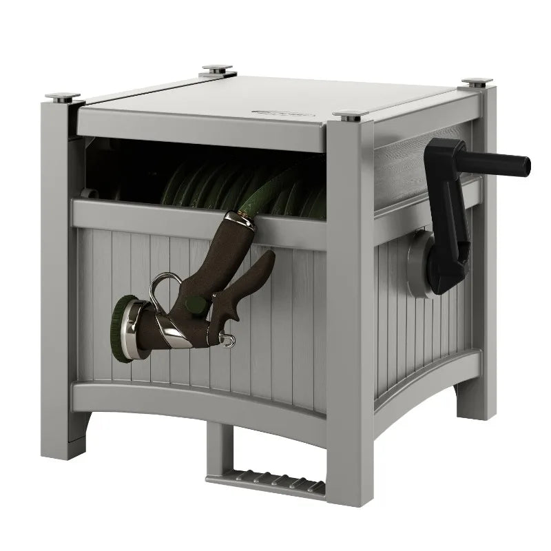 100-foot Hose Hidden Reel