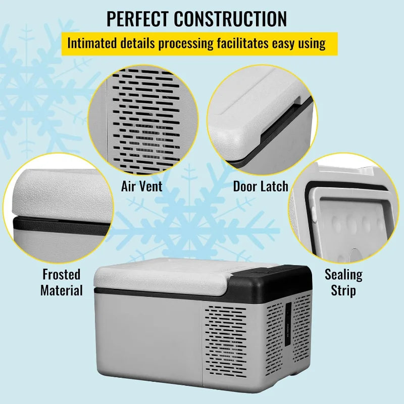 VEVOR 10 Quart 12 Volt Portable Mini Freezer