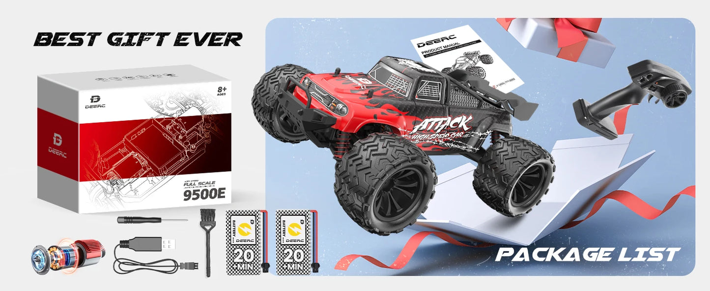 RC 4x4 Off-Road Monster, Kids/Adults.