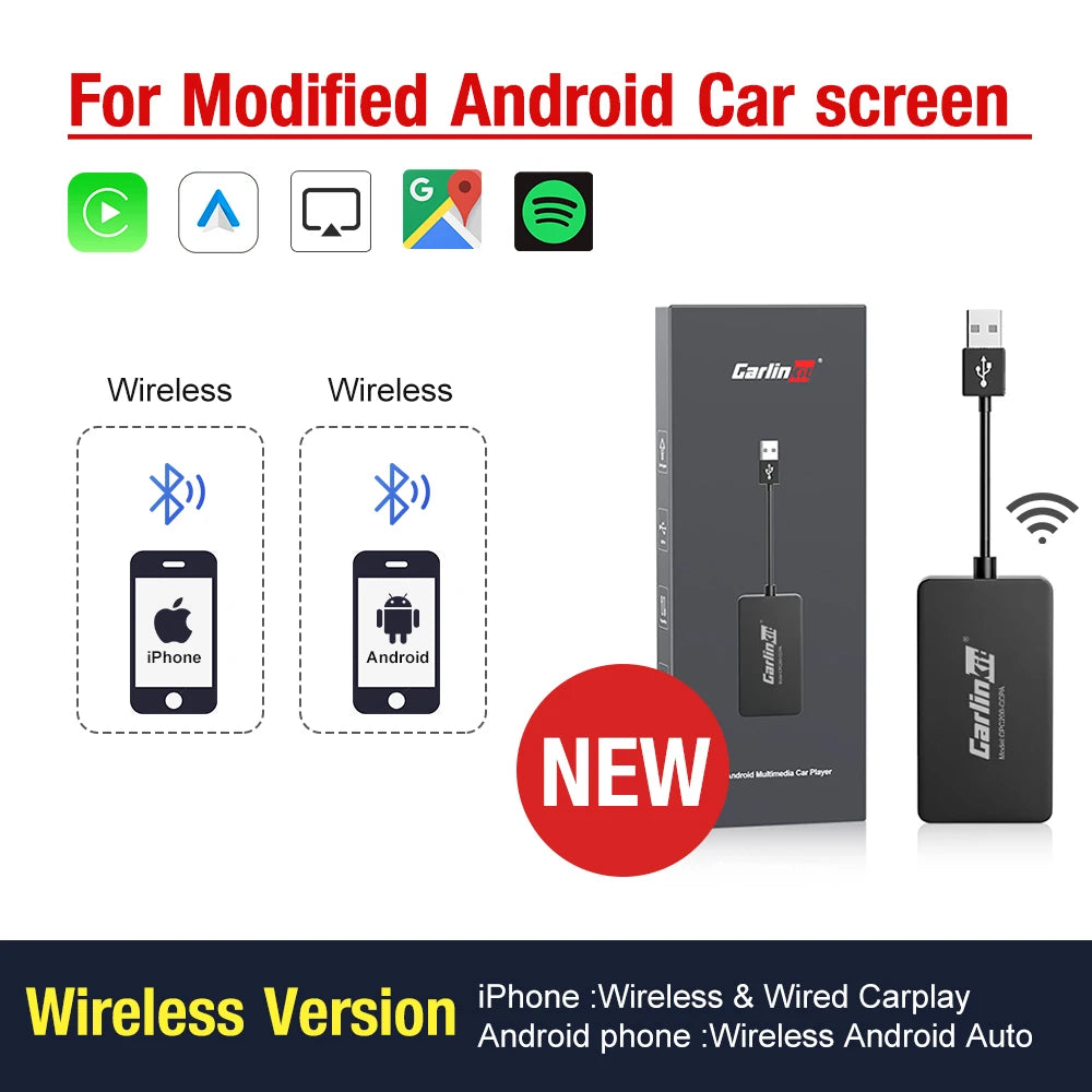 CarlinKit USB Wired/Wireless CarPlay Dongle