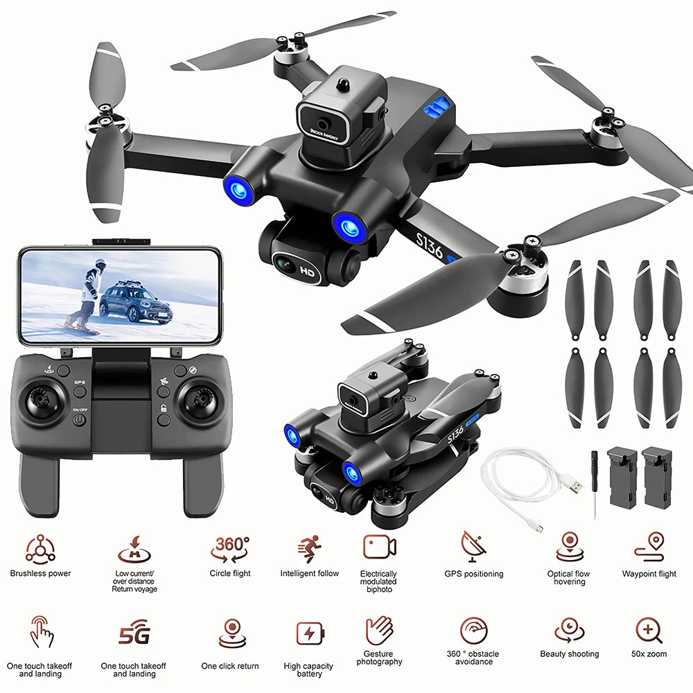 DUAL Camera Aerial Photography RC Drone