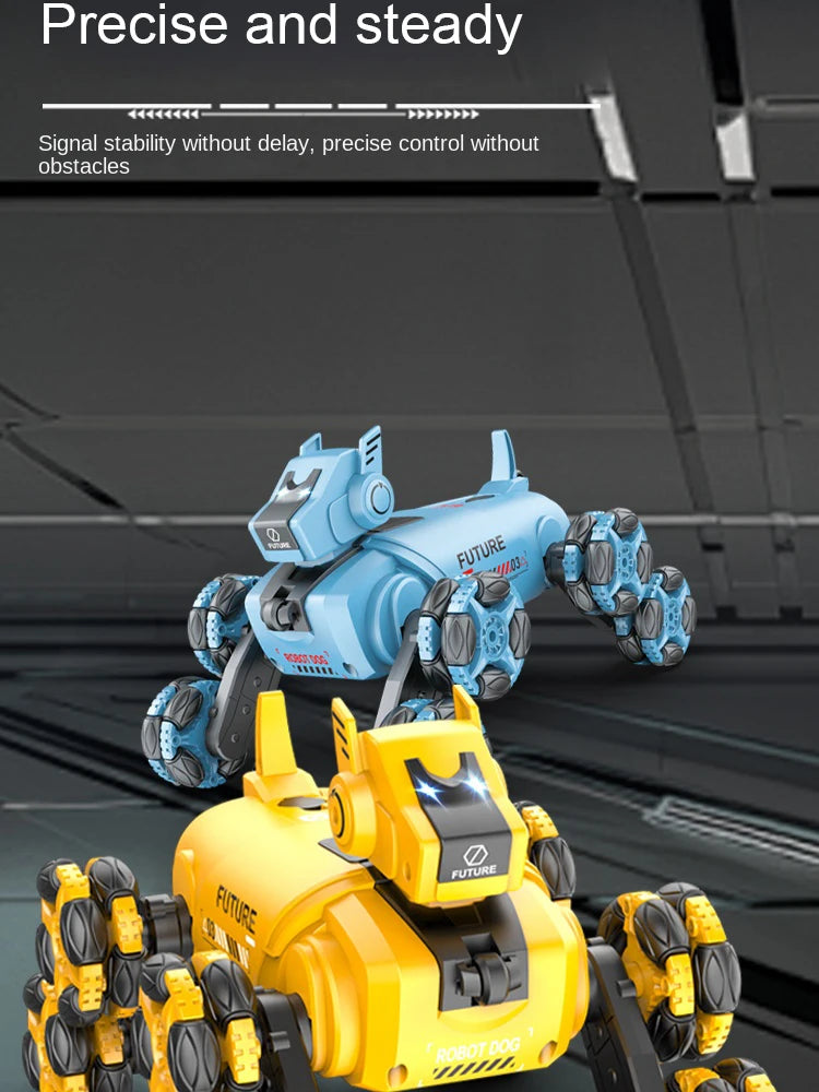 RC Robot Spray Dog Lights Music