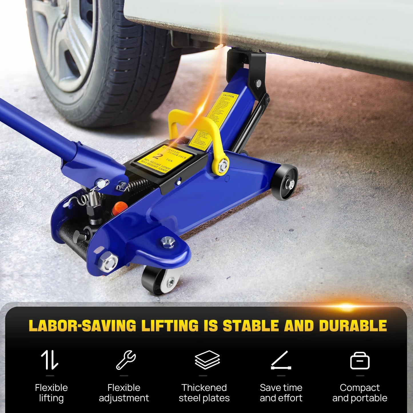 Floor Jack & Stand Combo-2 Ton Low