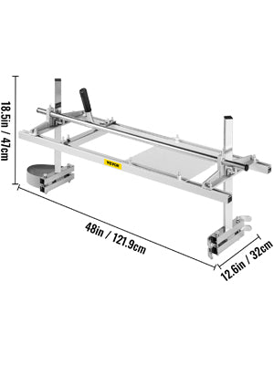 SucceBuy Chainsaw Mill Planking Milling 24 36 48 In Guide Ba