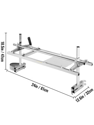 SucceBuy Chainsaw Mill Planking Milling 24 36 48 In Guide Ba