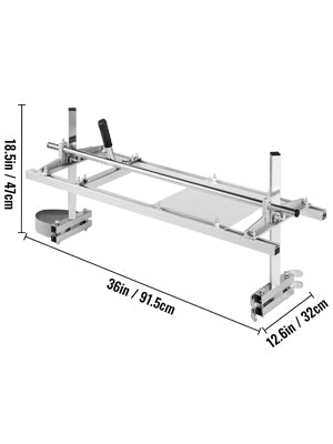 SucceBuy Chainsaw Mill Planking Milling 24 36 48 In Guide Ba
