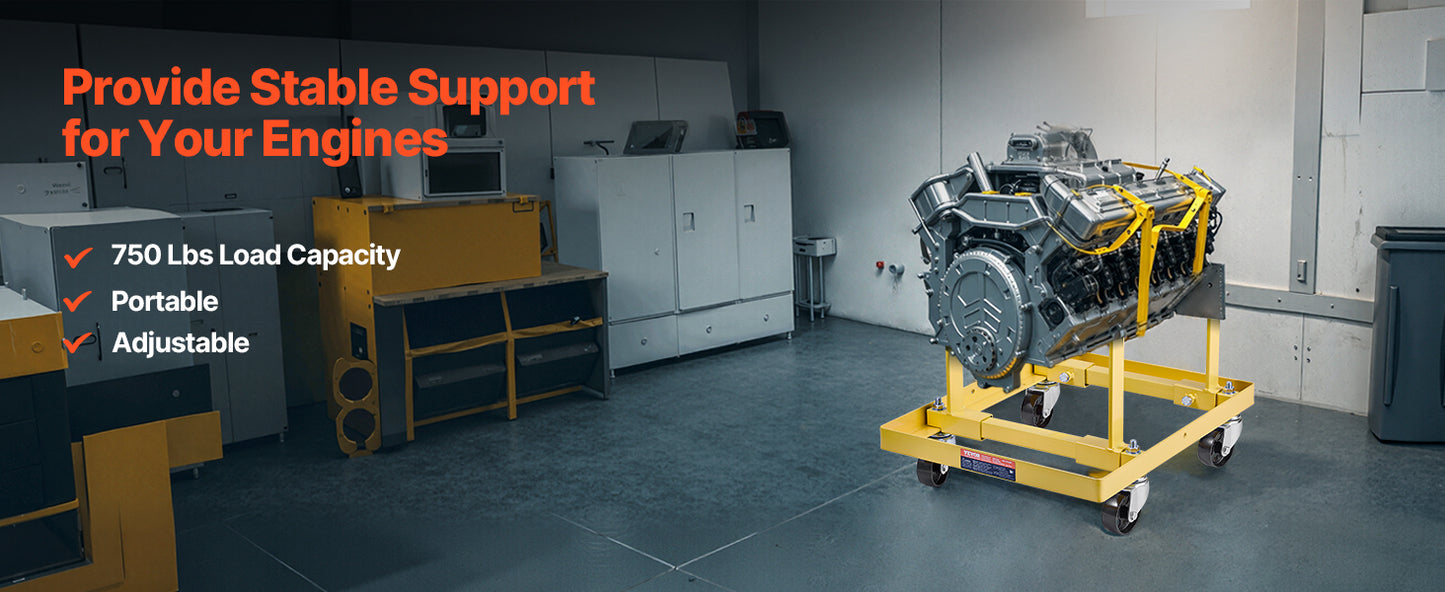 SucceBuy Engine Stand, 750 LBS Engine Motor StaNDs