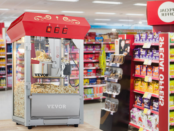Electric Popcorn Maker Commercial Popper Machine Automatic